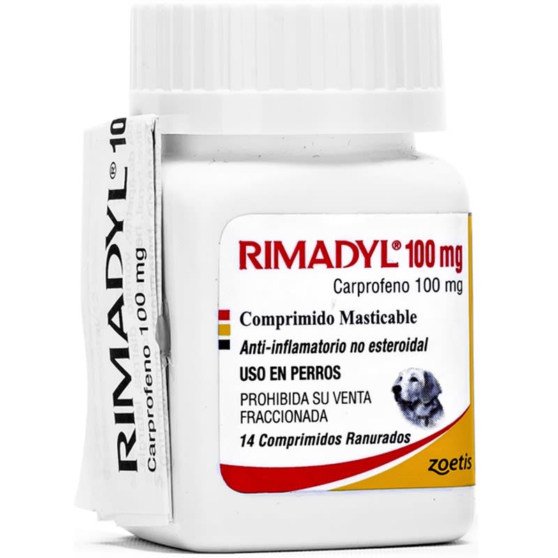 Rimadyl frasco 100 ml 14 tabletas